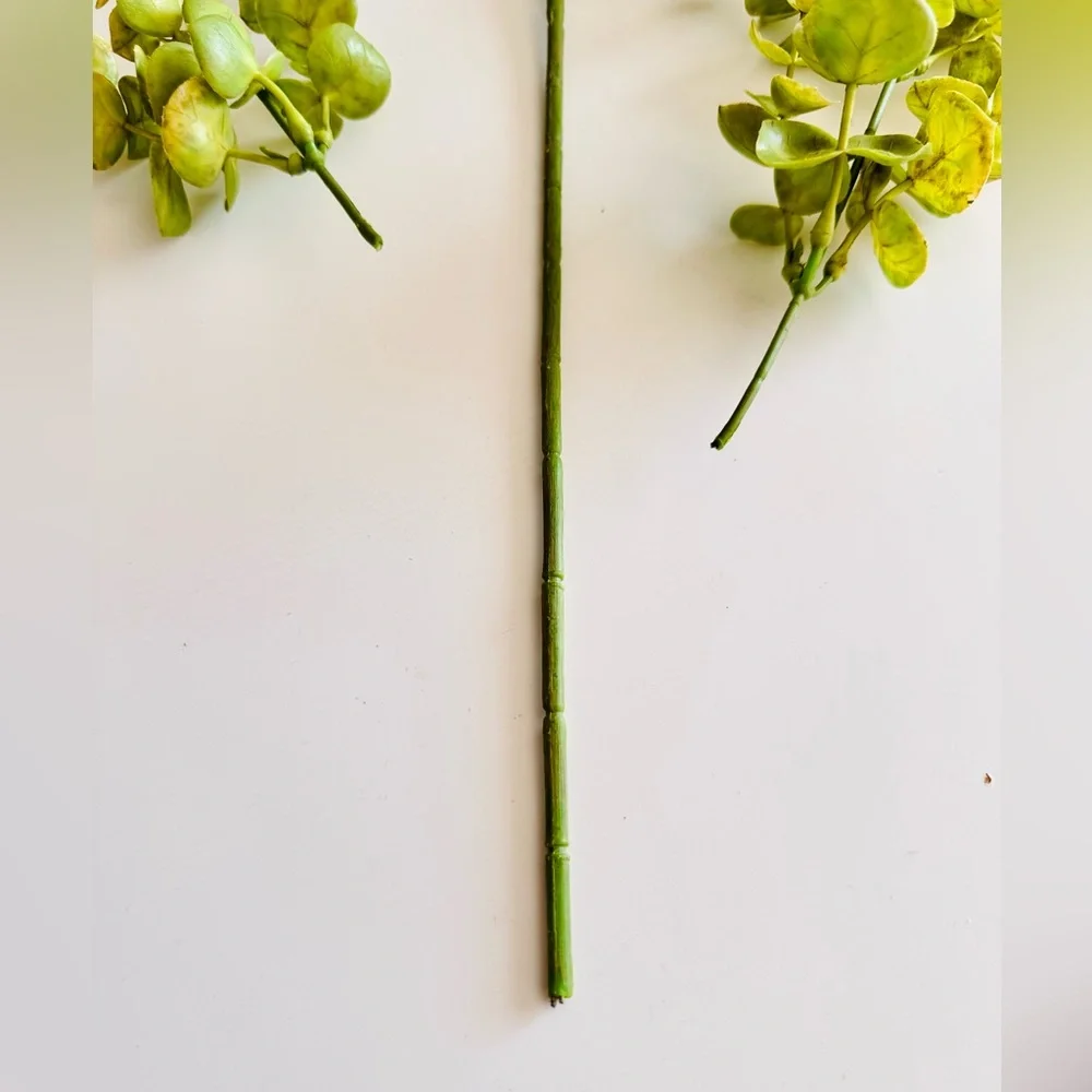 LIFELIKE Eucalyptus Floral Picks Pale Light Green Set of 3 Stems